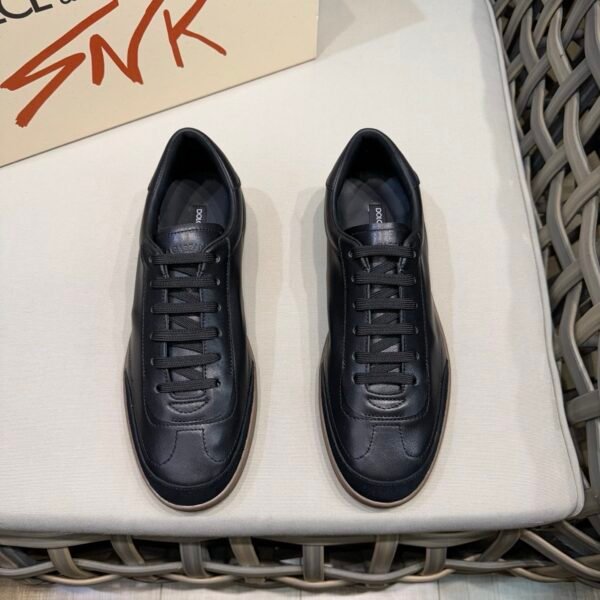 DG Portofino Black Leather - Sneakers