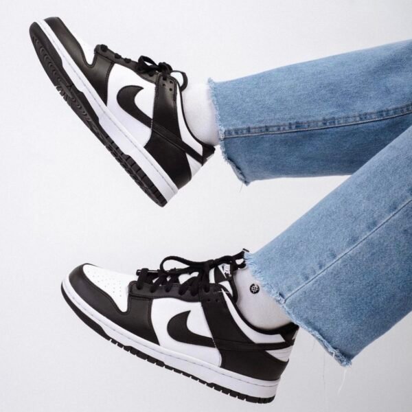 NK Dunk Low Retro Black/White - Sneakers