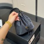 PR Nylon Mini Bucket Bag Black Nylon – Bag