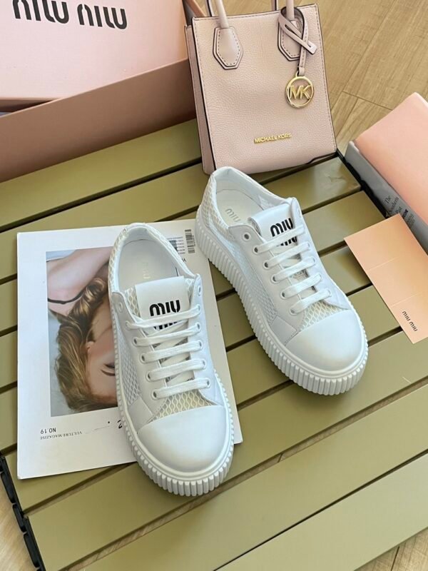 MIU Matelassé Sneakers – Baskets