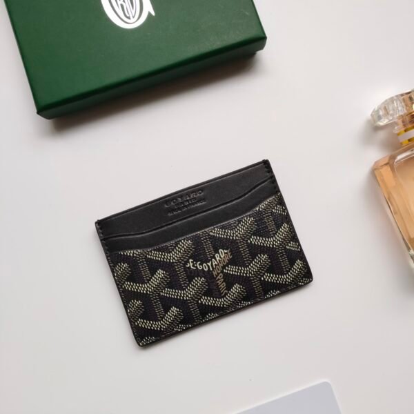 GYD Saint-Sulpice Card Holder Black GYDine Canvas - Wallet
