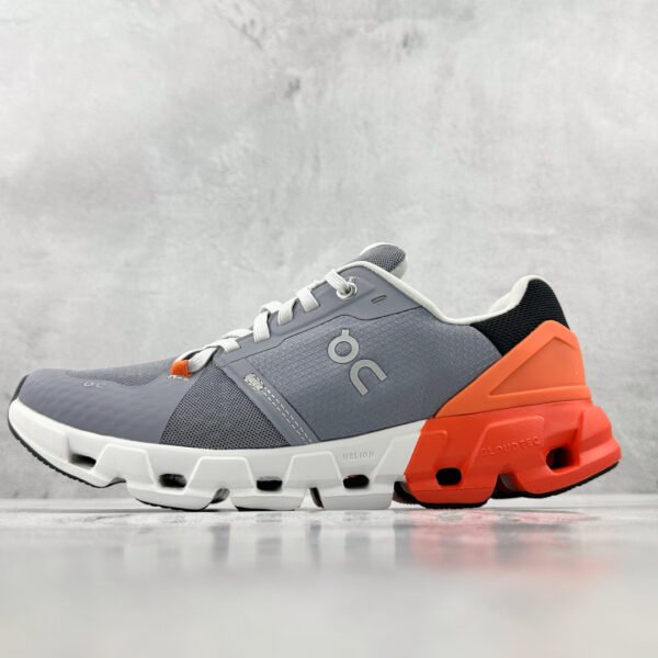 ON Cloudflyer Grey/Orange - Sneakers