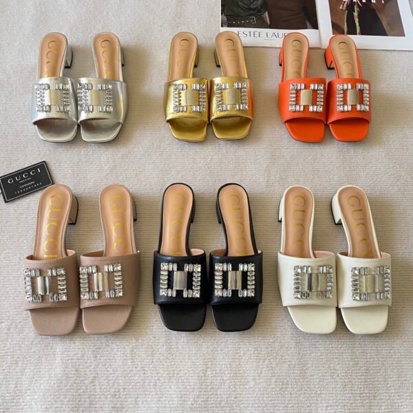 GG Matelassé Slide Sandals Various - Slides