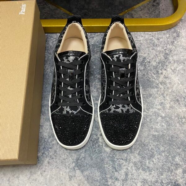 LOU Louis Junior Spikes Black Velvet - Sneakers