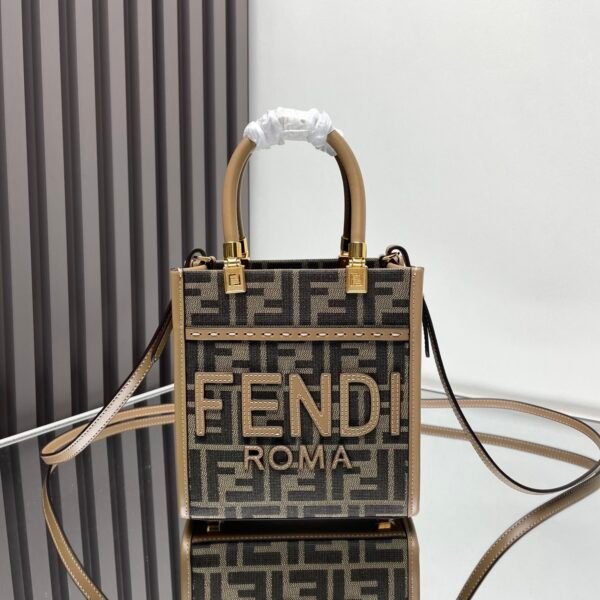 FD Sunshine Shopper Small FF Canvas - Bag