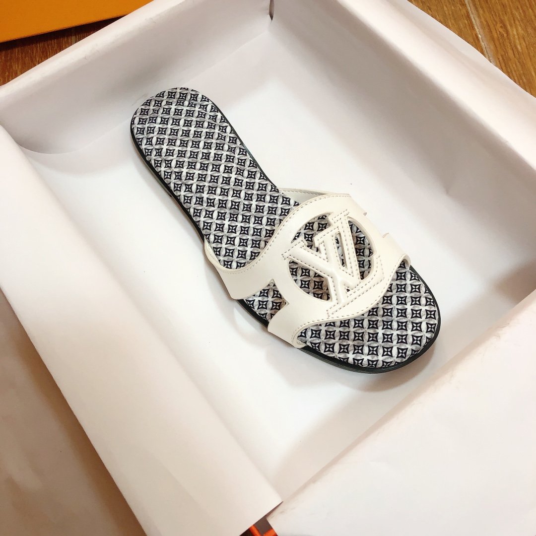 LV Paseo Flat Comfort Sandal White Monogram Canvas - Sandals - Image 2