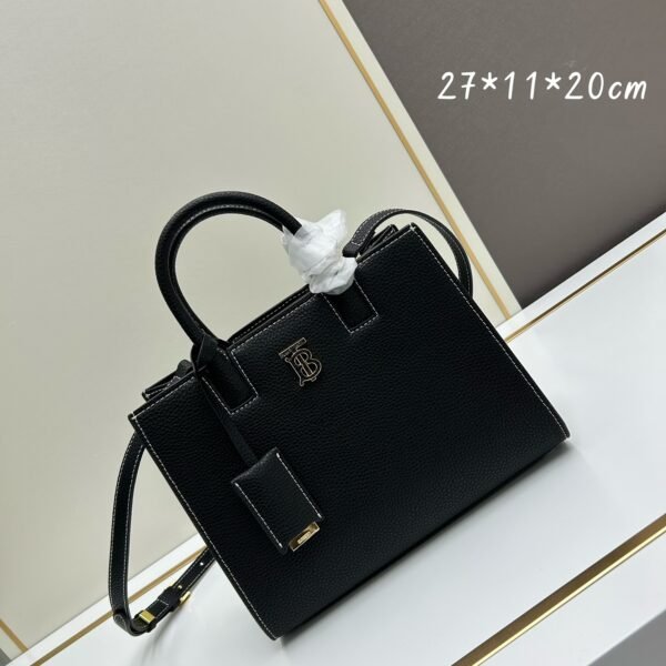 BBR Title Vintage Check Small Black Leather - Bag