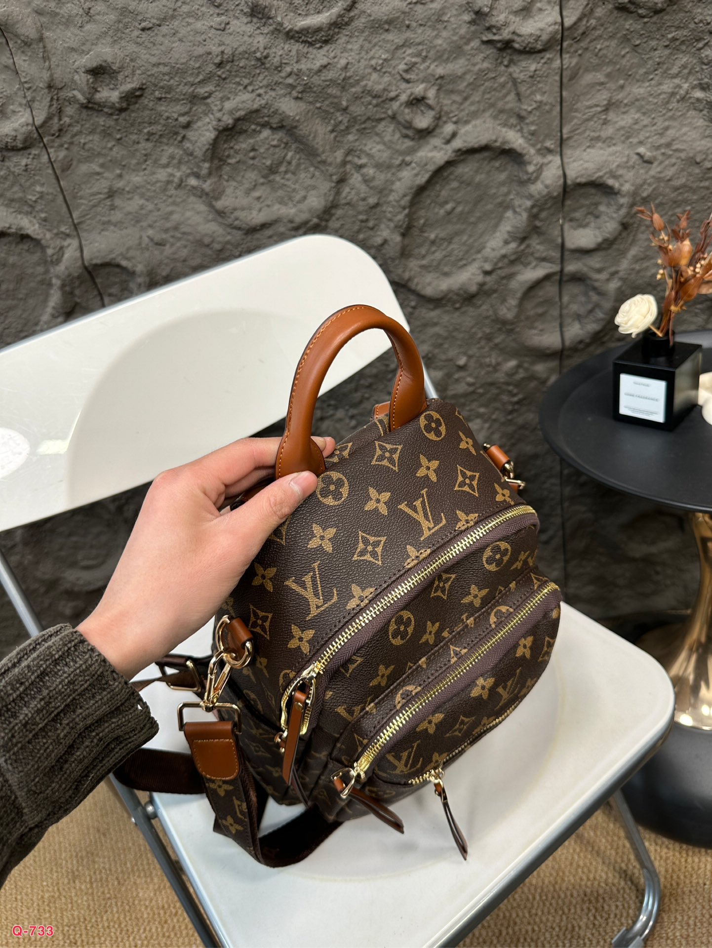 LV Palm Springs Mini Monogram - Bag - Image 3