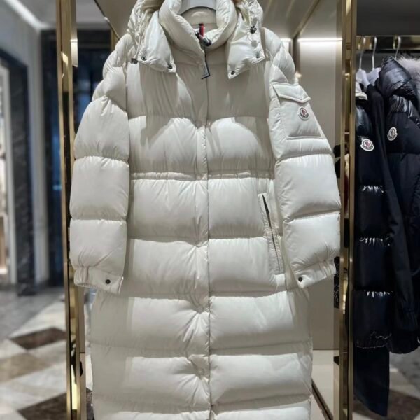 MCL Cavettaz Long Down Jacket White - Jacket