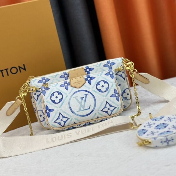 LV Multi Pochette Accessoires Blue Monogram - Bag
