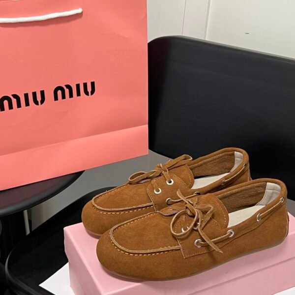 MIU Suede Moccasins - Shoes