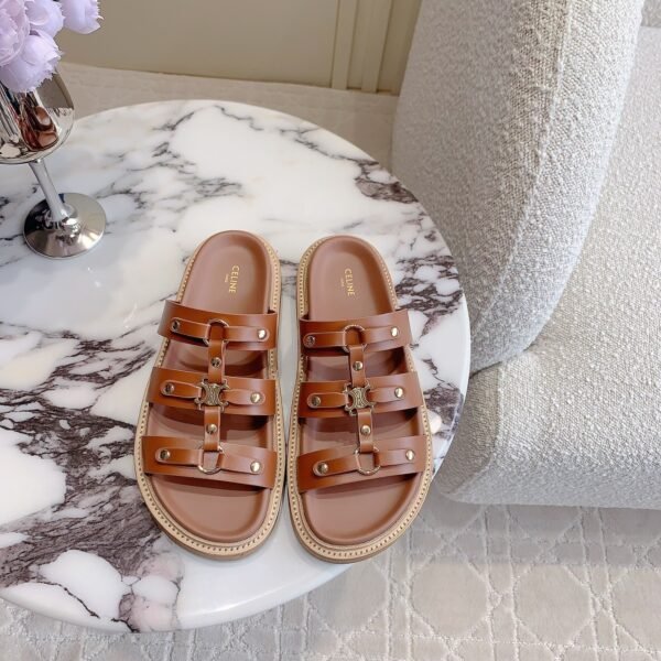 CEL Triomphe Buckle Sandals - Sandals