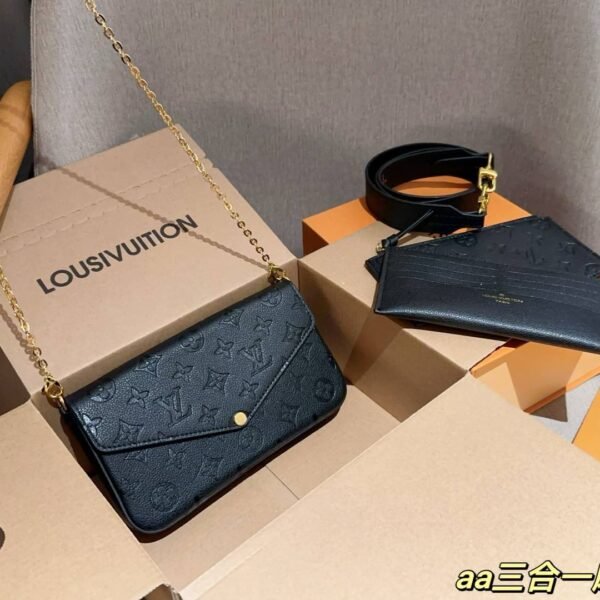 LV Felicie Pochette Monogram Empreinte Black - Bag