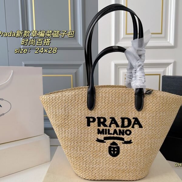 PR Raffia Tote - Bag