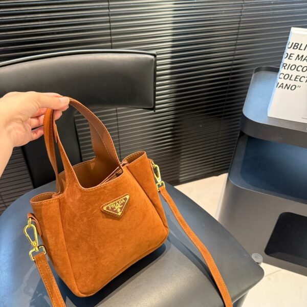 PR Panier Small Brown Suede - Bag