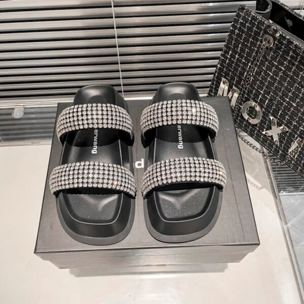 BAL Crystal Embellished Slides - Slides