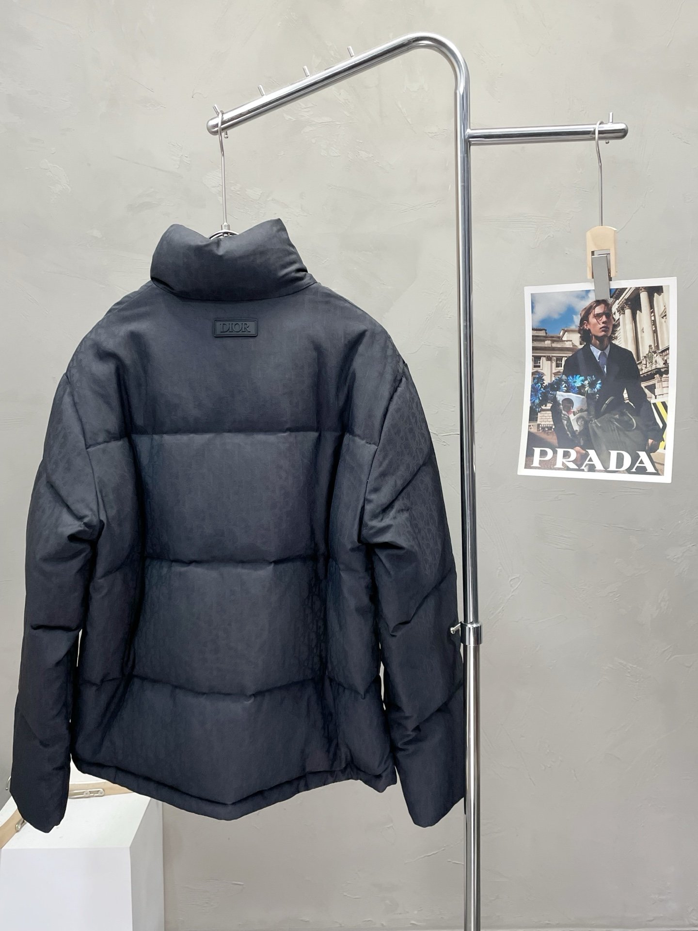 CD CD Oblique Puffer Jacket 46 Blue - Jacket - Image 4
