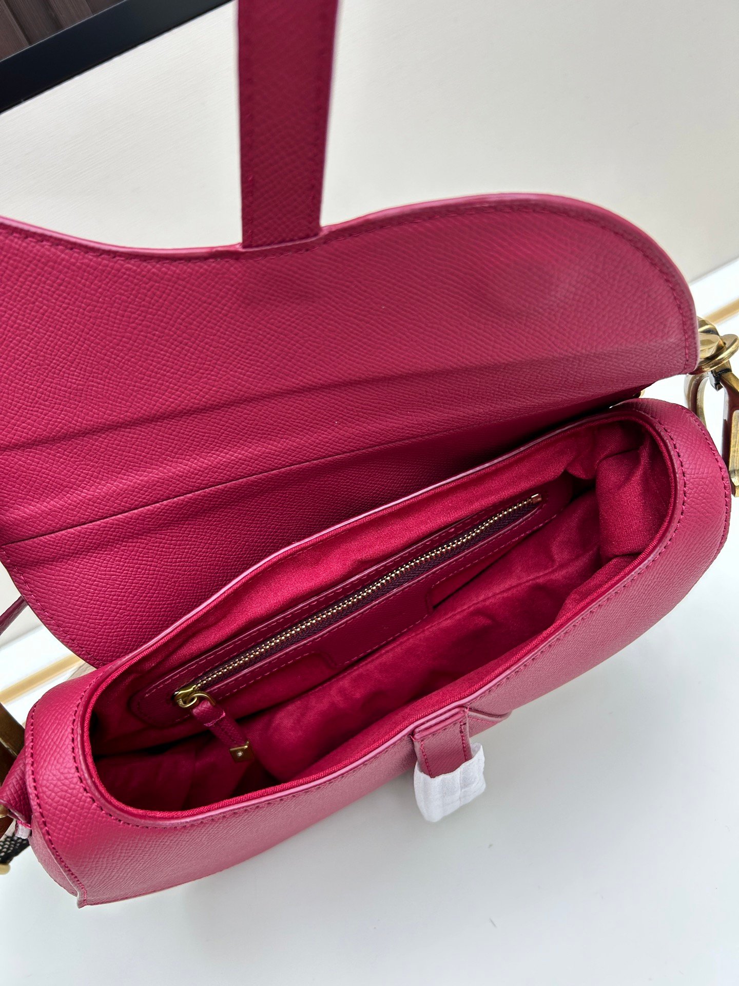 CD Saddle Pink Leather - Bag - Image 7
