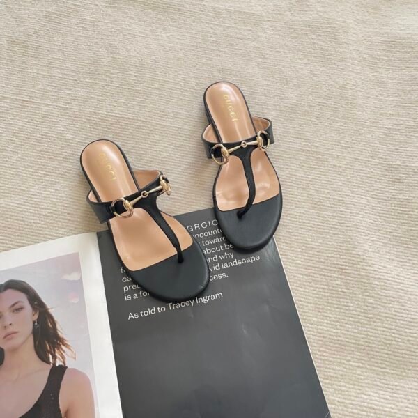 GG Marmont T-Strap Sandals - Sandals