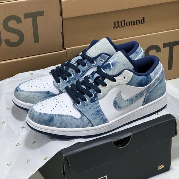 NK Air Jordan 1 Low SE Denim - Sneakers