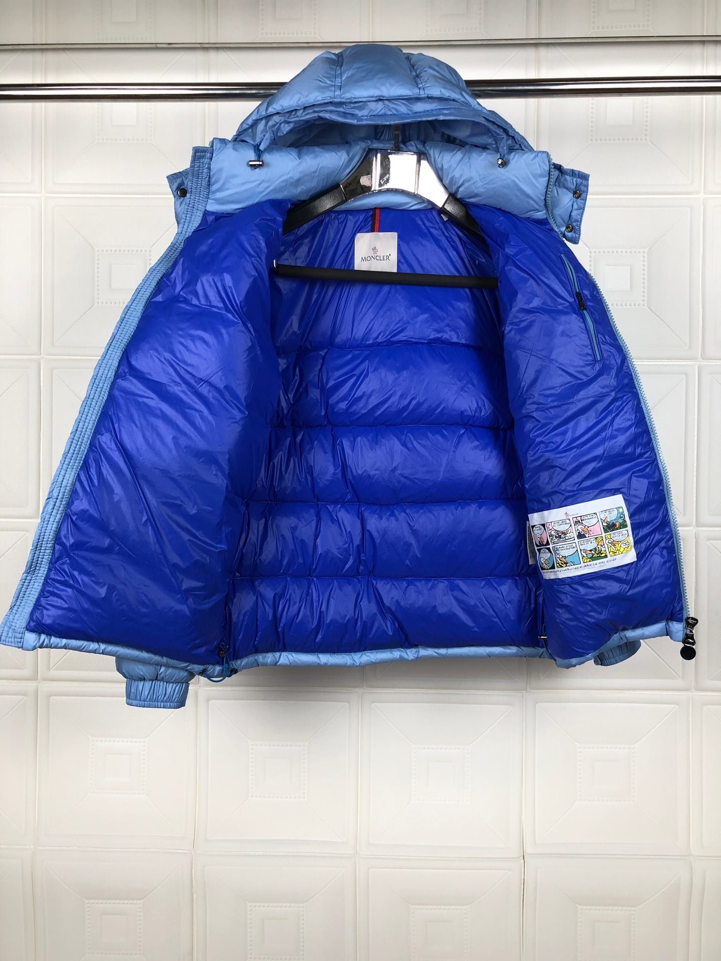 MCL Maya Short Down Jacket Light Blue - Jacket - Image 9