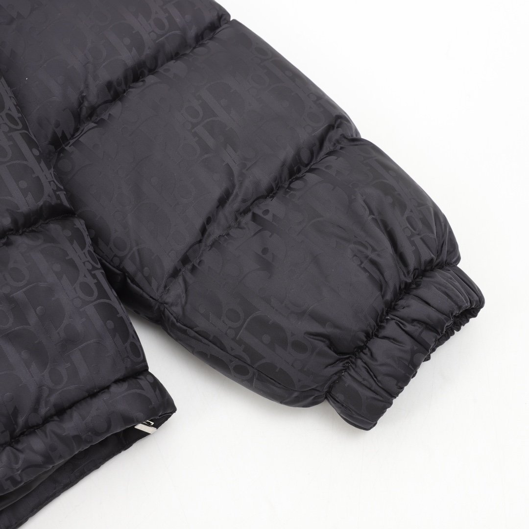 CD CD Oblique Puffer Jacket Black - Jacket - Image 4