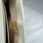 CC Pearl Crush Classic Flap White Lambskin – Bag