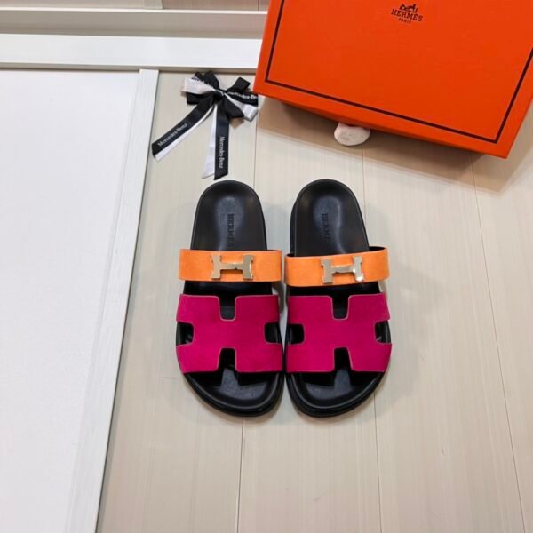 HM Izmir Sandals Orange/Pink Suede - Sandals