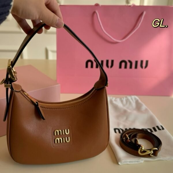 MIU Arcadie Brown Leather - Bag