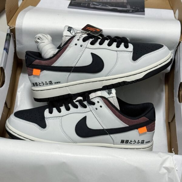NK Dunk Low OW White/Black - Sneakers