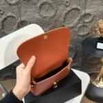 YSL Solferino Small Brown Leather – Borsa