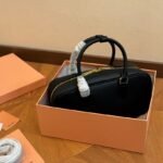 MIU Bowling Bag Large Black Leather – Bag