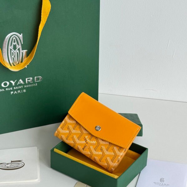 GYD Saint-Sulpice Card Holder Yellow GYDine Canvas - Wallet