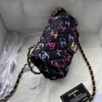 CC Classic Flap Multicolor Logo Mini Black Quilted – Bag
