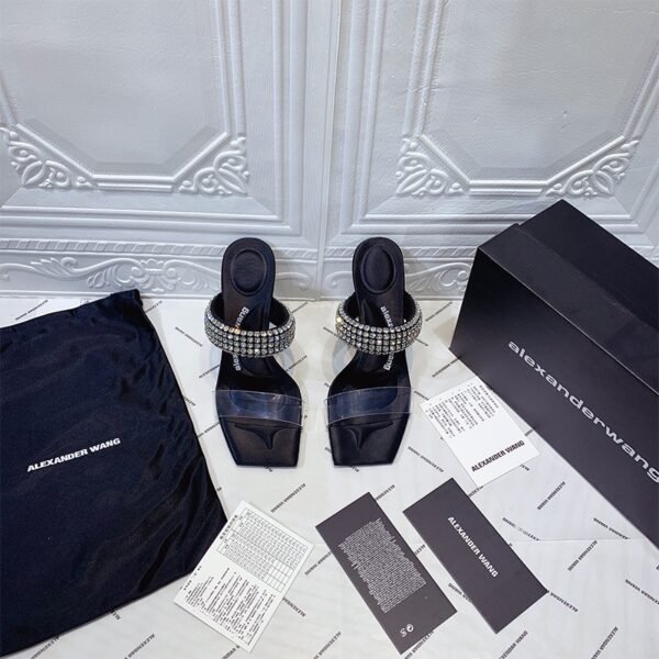 AW Amina Crystal Sandals - Heels