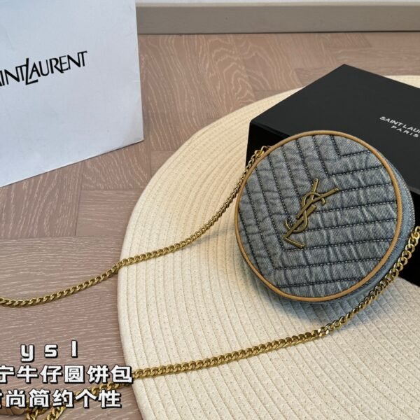 YSL Lou Camera Bag Denim - Bag