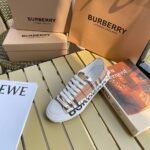 BBR Vintage Check Logo Print – Sneakers