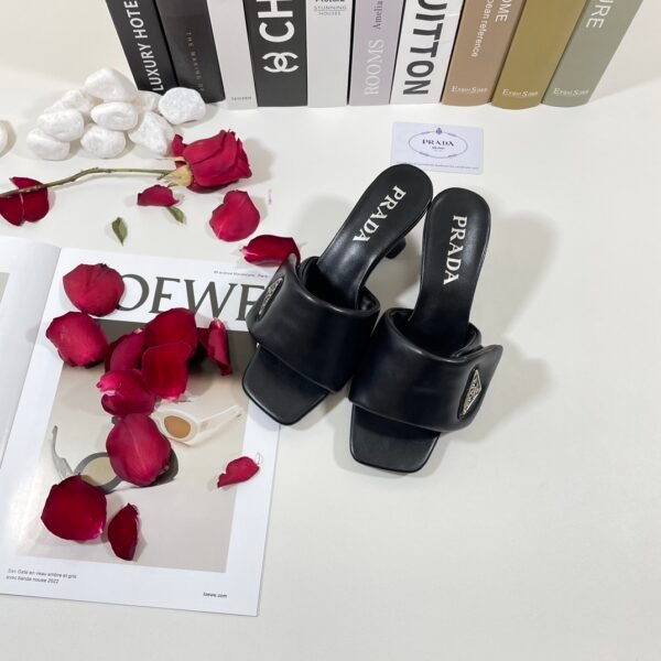 PR Triangle Logo Mules - Heels
