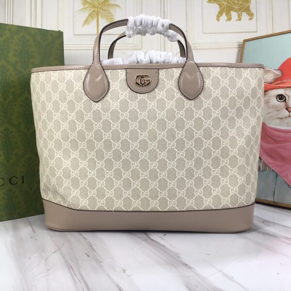GG Ophidia GG Medium Tote Beige/Ebony GG Supreme Canvas - Bag