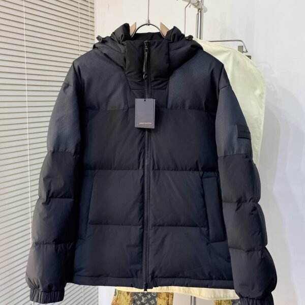 LV Leather Label Down Jacket - Jacket
