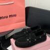 MIU Suede Moccasins - Shoes · Ref. SH14900