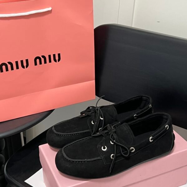 MIU Suede Moccasins - Shoes