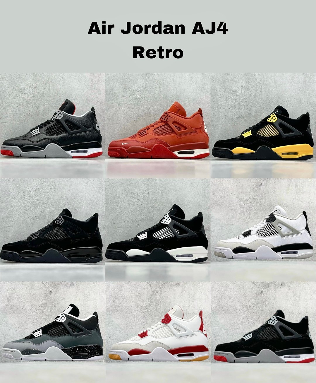 NK Air Jordan 4 Retro Various - Sneakers