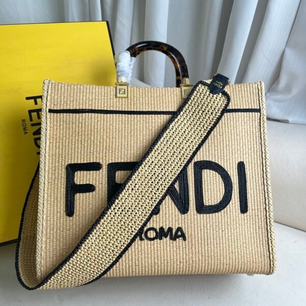 FD Sunshine Shopper Large Straw - Bag