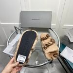 BAL Fur Logo Slides – Slides – Tan