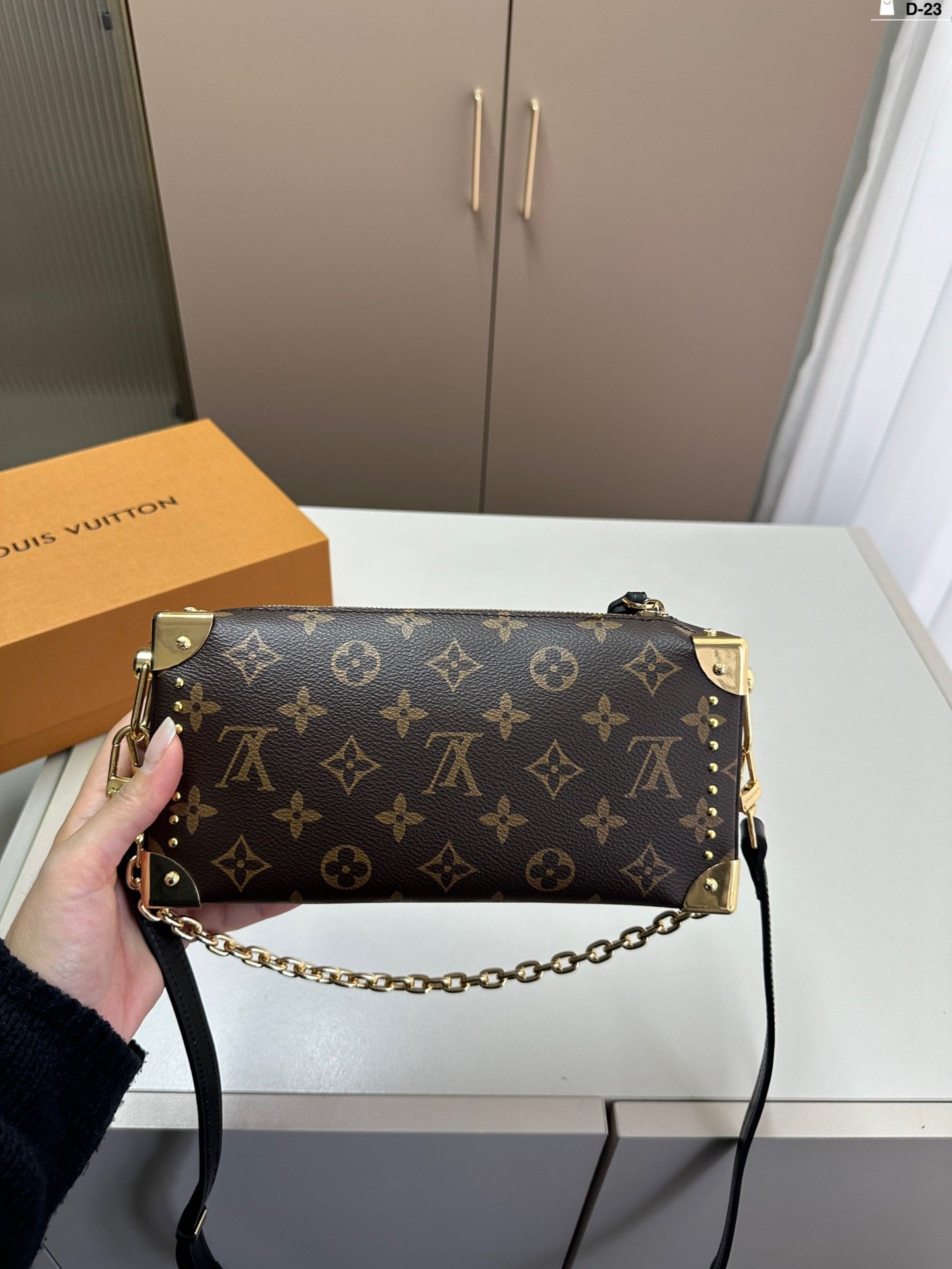LV Petite Malle Monogram - Bag - Image 5