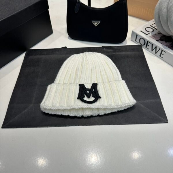 MCL Logo Beanie White Knit - Hat