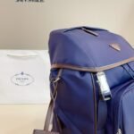 PR Triangle Logo Backpack Blue Nylon – Borsa