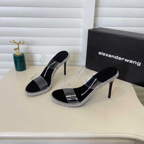 AW Amina Crystal Sandals - Heels