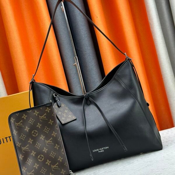 LV CarryAll MM Black Leather - Bag